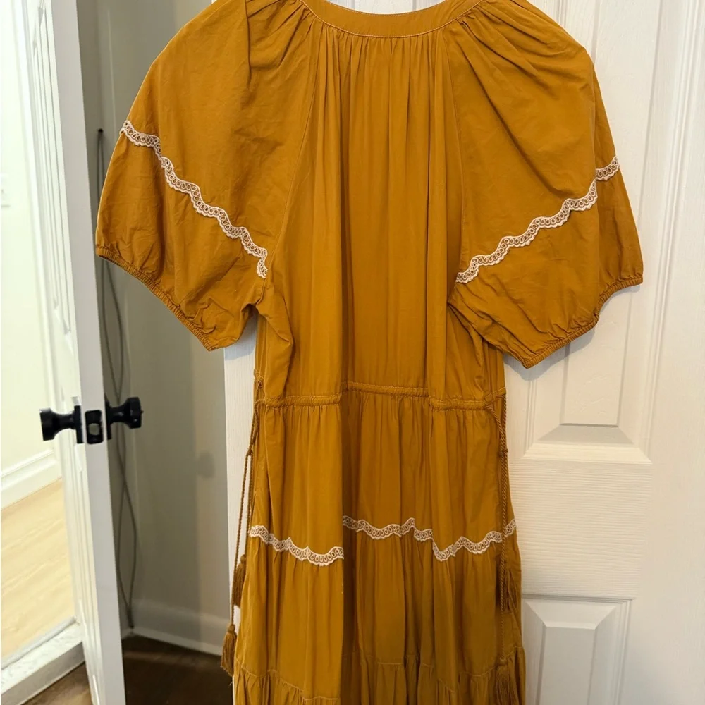 Ulla Johnson - Claribel Dress - Women - Cotton/Polyester - 2 - Yellow - Picture 5 of 8